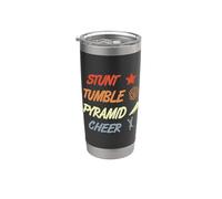 Vintage Cheerleading Saying Acrobatics Gobelet isotherme en acier inoxydable double paroi