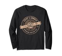 Vintage Chief's Garage Huile Moteur Authentique 1893 CPO Vieilli Manche Longue