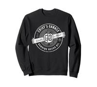 Vintage Chief's Garage Huile Moteur Authentique 1893 CPO Vieilli Sweatshirt