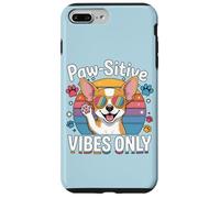 Vintage Chihuahua Paw-sitive Vibes est Le Seul Amoureux des Chiens Mignons Coque pour iPhone 7 Plus/8 Plus