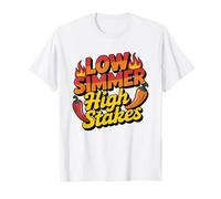 Vintage Chili Pot Pepper Concours Culinaire Illustration T-Shirt