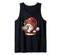 Vintage Christmas GNOME for Women Men and Kids Cute Santa Débardeur