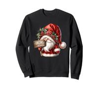 Vintage Christmas GNOME for Women Men and Kids Cute Santa Sweatshirt