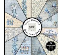 Vintage Christmas Music Scrapbook Paper Vol. 2: Christmas Sheet Music Scrapbook and Decorative Craft Paper. 8.5 x 8.5 inches, 12 styles, 24 double-sided sheets.