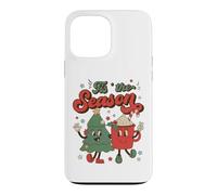 Vintage Christmas Tis The Season Christmas Tree Coffee Latte Coque pour iPhone 13 Pro Max