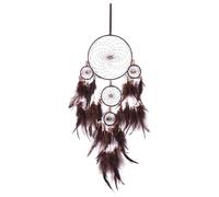 Vintage Cinq Anneaux Attrape-Rêves Carillon Vent Pendentif Voiture Décoration Murale