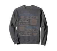 Vintage, Cinq Pains, Deux Poissons, Matthieu, Verset de la Bible chrétienne Sweatshirt