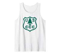 Vintage Civilian Conservation Corps Retro CCC Logo Débardeur