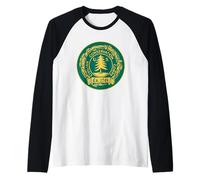 Vintage Civilian Conservation Corps Retro CCC Logo Manche Raglan