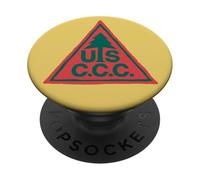 Vintage Civilian Conservation Corps Retro CCC Logo PopSockets PopGrip Adhésif