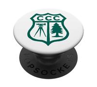 Vintage Civilian Conservation Corps Retro CCC Logo PopSockets PopGrip Adhésif