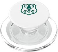 Vintage Civilian Conservation Corps Retro CCC Logo PopSockets PopGrip pour MagSafe