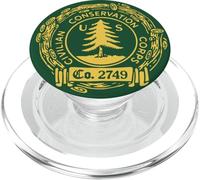 Vintage Civilian Conservation Corps Retro CCC Logo PopSockets PopGrip pour MagSafe