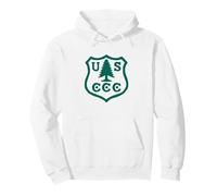 Vintage Civilian Conservation Corps Retro CCC Logo Sweat à Capuche