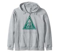 Vintage Civilian Conservation Corps Retro CCC Logo Sweat à Capuche