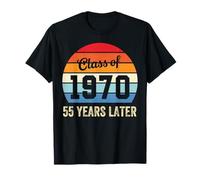 Vintage Class of 1970 55 Ans Plus Tard, 55e Remise des diplômes T-Shirt