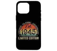 Vintage Classic Legendary Est.1945 Édition limitée Coque pour iPhone 16 Pro Max
