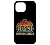 Vintage Classic Legendary Est. Édition limitée 1943 Coque pour iPhone 16 Pro Max