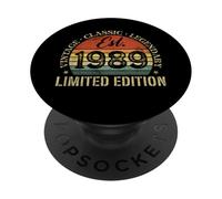 Vintage Classic Legendary Est. Édition limitée 1989 PopSockets PopGrip Adhésif