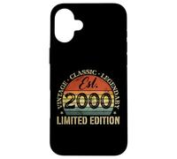 Vintage Classic Legendary Est. Édition limitée 2000 Coque pour iPhone 16 Plus