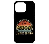 Vintage Classic Legendary Est. Édition limitée 2000 Coque pour iPhone 16 Pro
