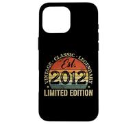 Vintage Classic Legendary Est. Édition limitée 2012 Coque pour iPhone 16 Pro Max