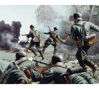 Vintage Classic: Wiwii German Infantry Figurine 1:3 2 Plastic Model Kit Airfix