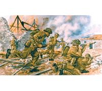 Vintage Classic WWII British Infantry 1:3 2 Plastique Model Kit Airfix
