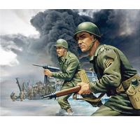 Vintage Classic WWII U.S.Infantry 1:3 2 Plastique Model Kit Airfix