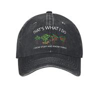 Vintage Classique C’est ce Que Je Fais Grow A Garden Casual Casquette Baseball Sport Plein air Trucker Hat Été Résistant au Soleil Hommes Femmes y2k Drôle Casquettes Baseball Durable Confortable