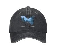 Vintage Classique La Vie d’été est étrange Papillon Casquette Baseball Soleil Haute qualité Impression lavé Hip Hop Chapeau Hommes à la Mode Sports Plein air Casquettes Baseball durables Confortables