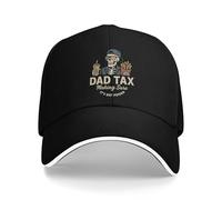 Vintage Classique Papa Impôt S’Assurer Que ce n’est Pas Poison Soleil Casquette Baseball Fête des pères Été Ajusté Rétro Trucker Hat Unisexe Hommes Casquettes Sport Plein air Durable Confortable