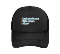 Vintage classique qui n’était pas très axé sur les données vous Data Analyst Casquettes baseball en maille Snapback Casquette baseball respirante Casquette pour hommes femmes durable confortable