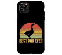 Vintage Classique Silly Funny Goose Cute Best Dad in The World Coque pour iPhone 11 Pro Max