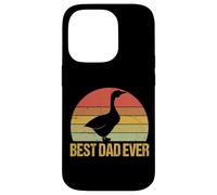 Vintage Classique Silly Funny Goose Cute Best Dad in The World Coque pour iPhone 14 Pro