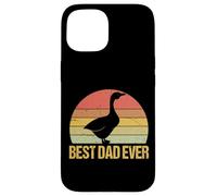 Vintage Classique Silly Funny Goose Cute Best Dad in The World Coque pour iPhone 15