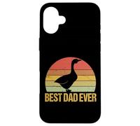 Vintage Classique Silly Funny Goose Cute Best Dad in The World Coque pour iPhone 16 Plus
