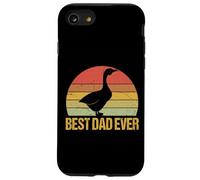 Vintage Classique Silly Funny Goose Cute Best Dad in The World Coque pour iPhone SE (2020) / 7/8