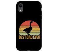 Vintage Classique Silly Funny Goose Cute Best Dad in The World Coque pour iPhone XR