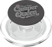 Vintage Classy Camper Queen RV Besties Camping Cinquième Roue PopSockets PopGrip pour MagSafe