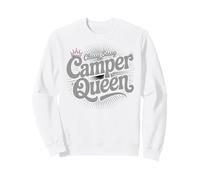 Vintage Classy Camper Queen RV Besties Camping Cinquième Roue Sweatshirt