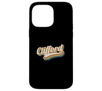 Vintage Clifford Personnalisé Nom Clifford Coque pour iPhone 14 Pro Max