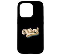 Vintage Clifford Personnalisé Nom Clifford Coque pour iPhone 15 Pro