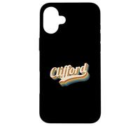 Vintage Clifford Personnalisé Nom Clifford Coque pour iPhone 16 Plus