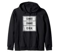 Vintage Climate Change is Real Earth Day Sweat à Capuche