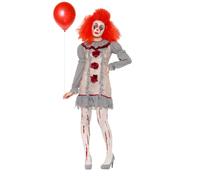 Vintage Clown Déguisement Adultes Enfants Halloween Horreur Effrayant Pennywise