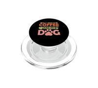 Vintage Coffee and My Dog Funny Puppy Dogs Lovers PopSockets PopGrip pour MagSafe