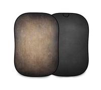 Vintage Collapsible 1.5 x 2.1m Walnut/Pewter