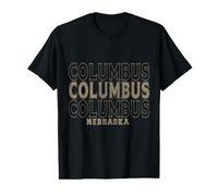 Vintage Columbus Nebraska T-Shirt Graphique avec Valeur
