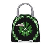 Vintage Comoros Emblème National Grande Sac Isotherme Repas Boîte À Déjeuner Glacière Enfants Réutilisable Tote Unisexe Bandoulière Isolée Pique-Nique Travail École Camping